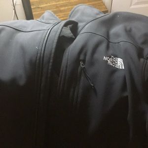 The north face shell jacket black large